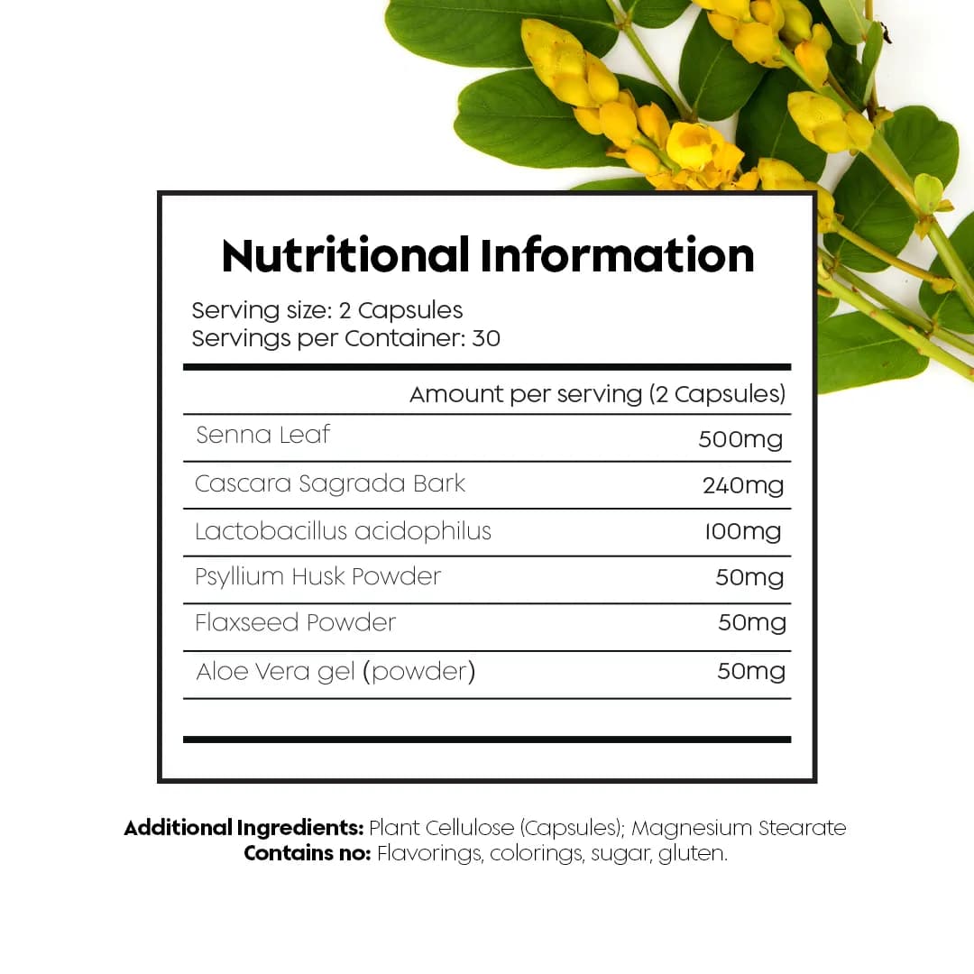 Gut & Digestion Balance - Nutritional Information