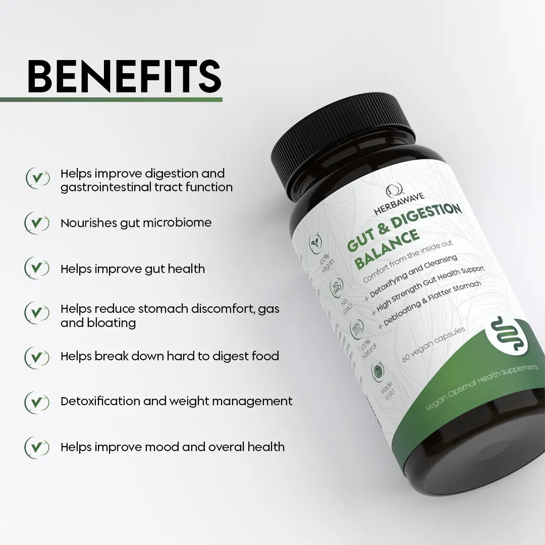 Gut & Digestion Balance - Benefits