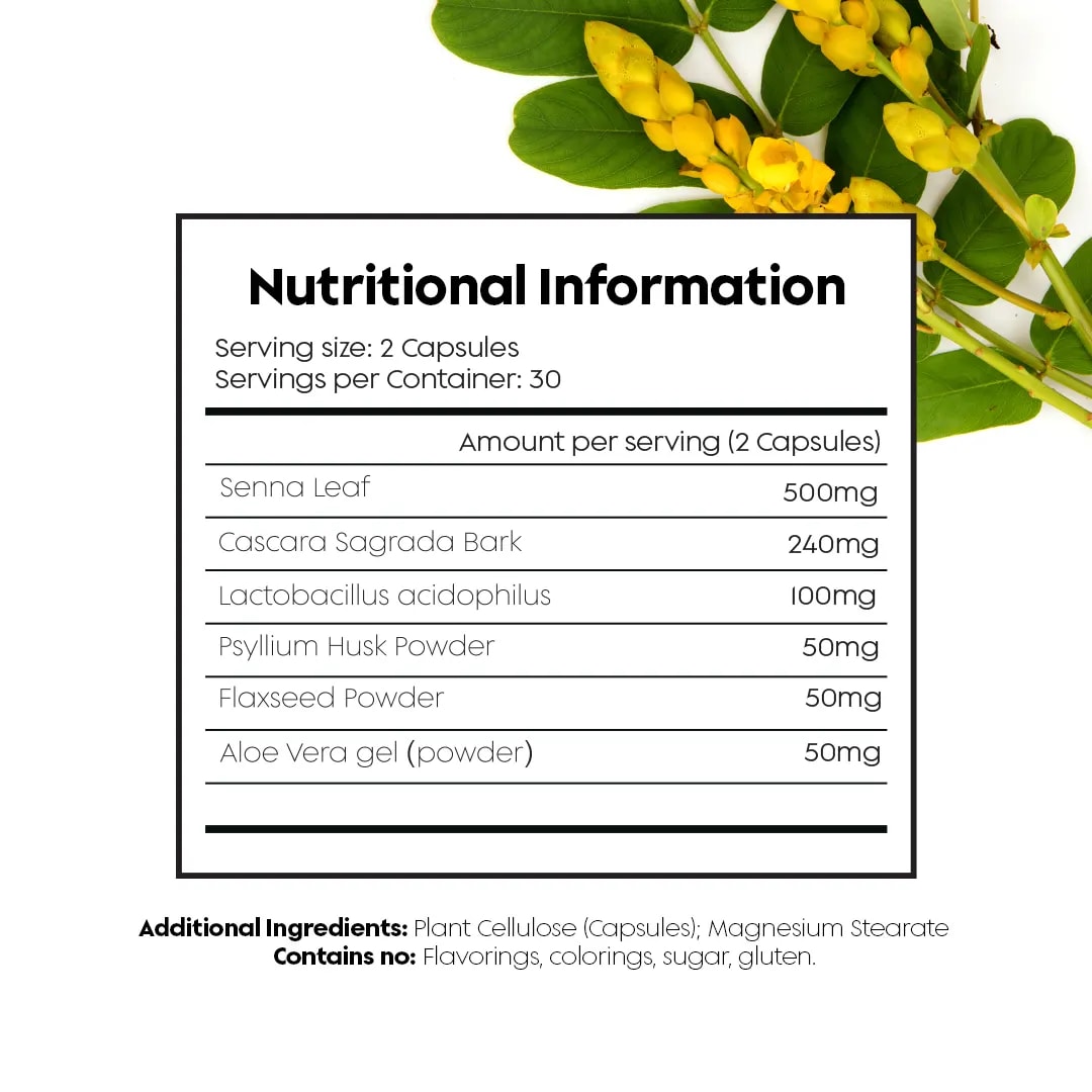 Gut & Digestion Balance - Nutritional Information